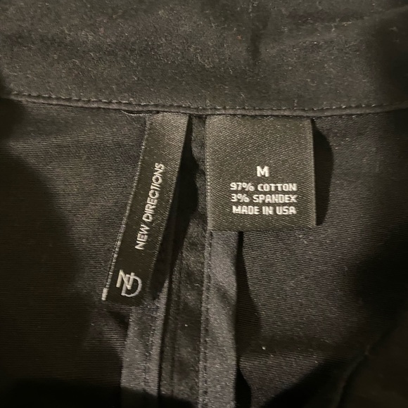 Black Button-up Blouse - Picture 2 of 3